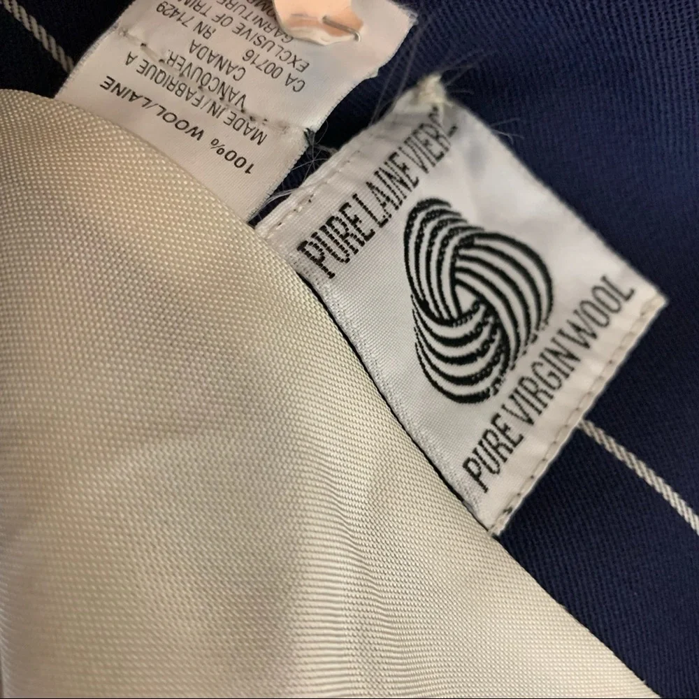 Vintage Mr. Jax Double Breasted Pinstripe Blazer - Picture 10 of 10